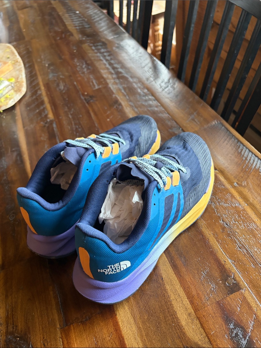 The North Face Vectiv Eminus womens blue trail running shoe size 8 NWOB - Picture 3 of 3